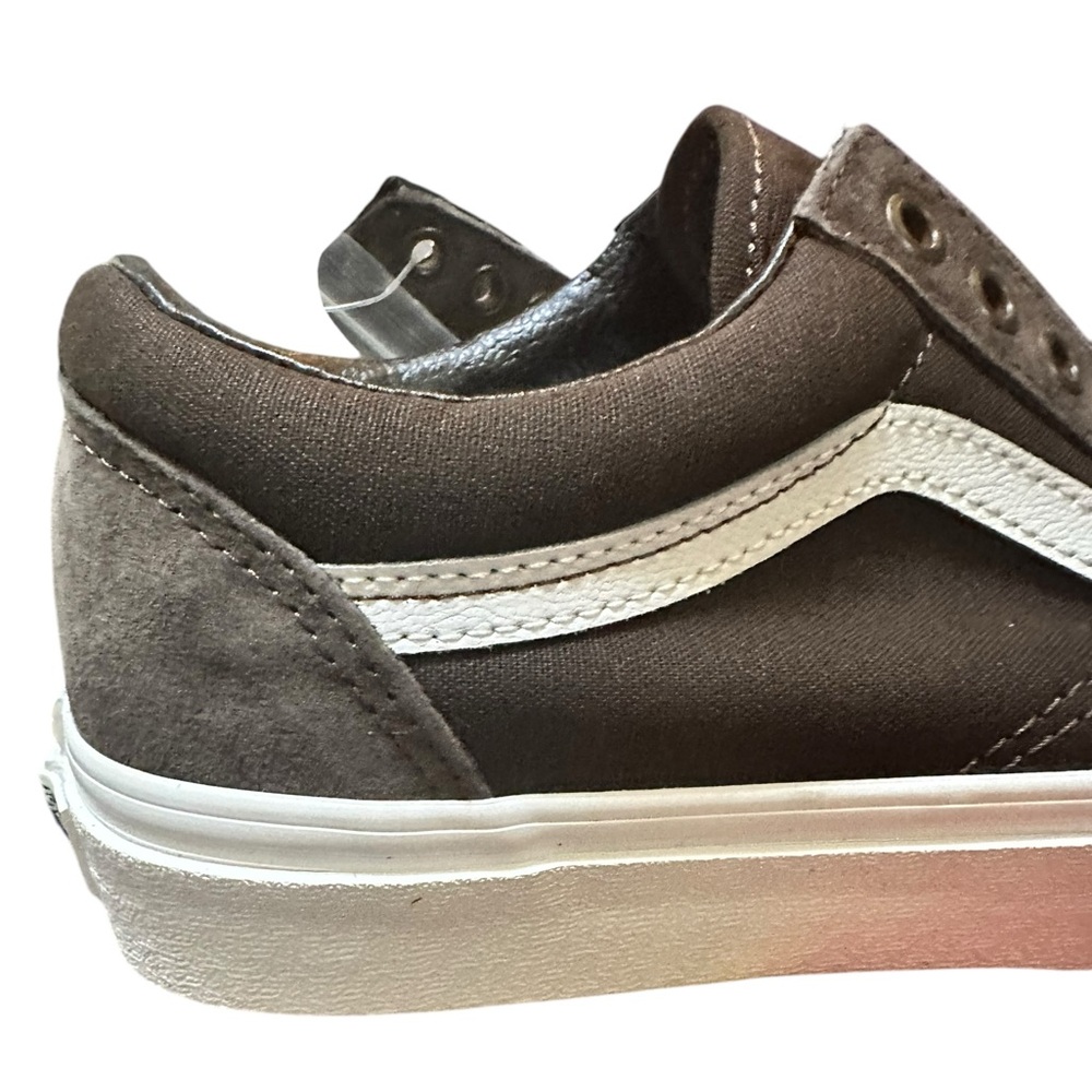 NIB NWT Vans OLD SKOOL OVERSIZED LACE Brown Suede Sneaker Shoe UNISEX M 8.5 W 10 - Picture 14 of 16